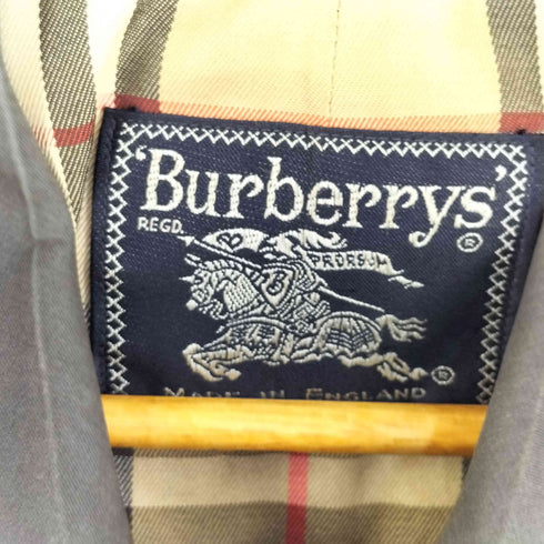 バーバリーズ BURBERRYS 90S イングランド製 裏地ノバチェック ステンカラーコート メンズ