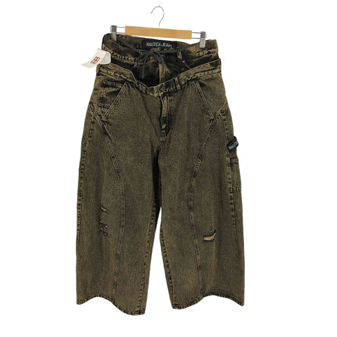 ノーティカ NAUTICA Double Waist Distressed Baggy メンズ M
