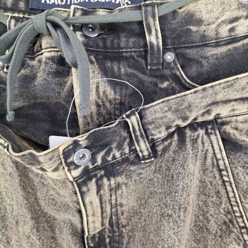 ノーティカ NAUTICA Double Waist Distressed Baggy メンズ M
