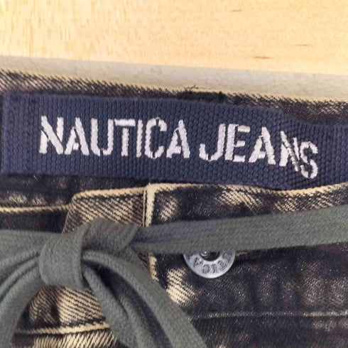 ノーティカ NAUTICA Double Waist Distressed Baggy メンズ M