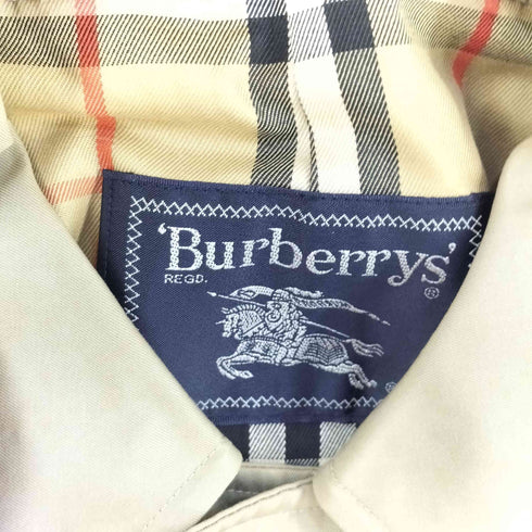 バーバリーズ BURBERRYS 90S 裏地ノバチェック ステンカラーコート メンズ