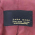 ザラ ZARA ダブルブレスト ロングコート メンズ