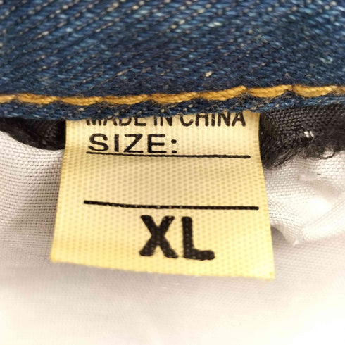 フロント ロゴ ショート デニム パンツ Y2K レディース JPN:XL