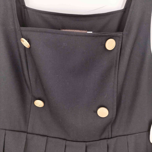 胡桃木 リボン付き ジャンパースカート レディース JPN:XL