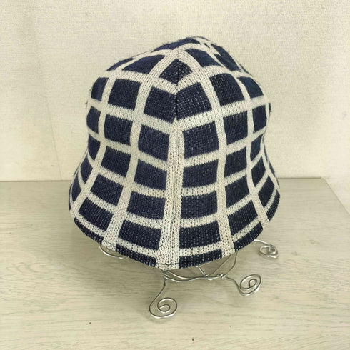 カンゴール KANGOL アクリル100 ロゴ刺繍 チェック バケットハット レディース