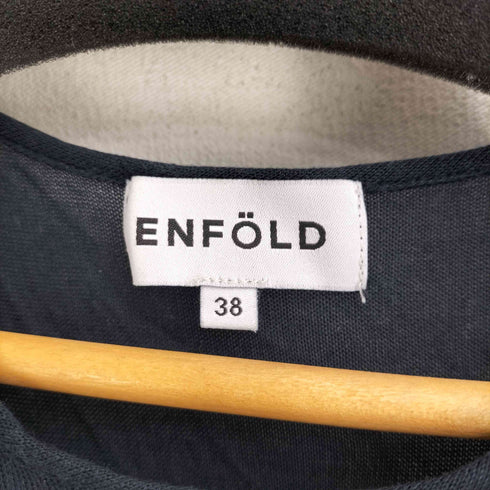エンフォルド ENFOLD ノースリーブ サマーニットワンピース レディース EUR:38