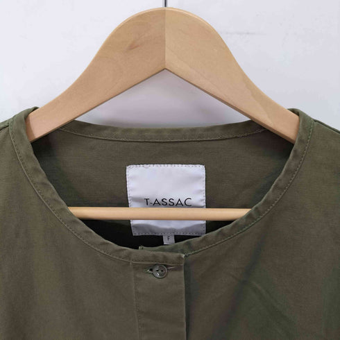 T-ASSAC BANDCOLLAR SHIRT レディース FREE