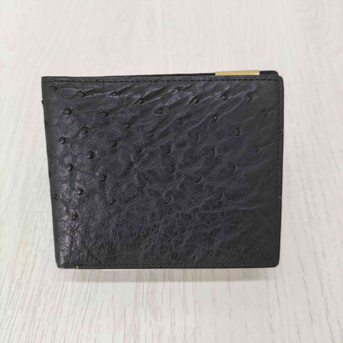 GENUINE OSTRICH 折りたたみ財布 メンズ