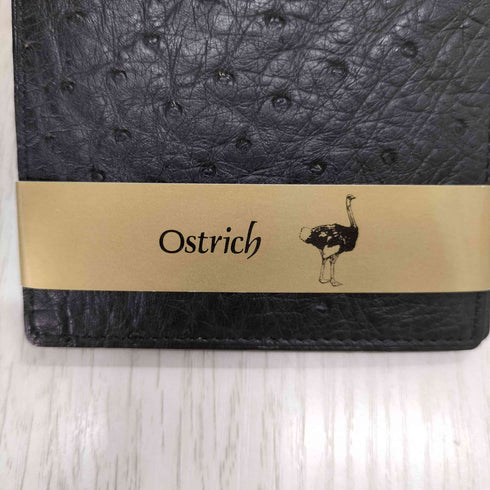 GENUINE OSTRICH 折りたたみ財布 メンズ