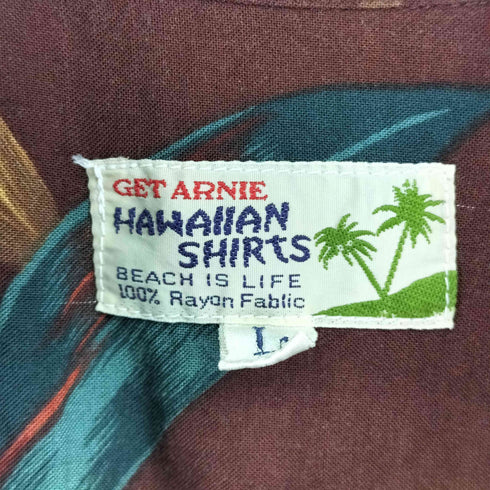GET ARNIE 総柄 S/S アロハシャツ メンズ JPN:L