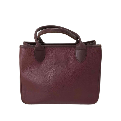 ロンシャン LONGCHAMP レザー ハンドバッグ ポーチ付 レディース