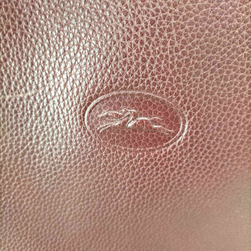 ロンシャン LONGCHAMP レザー ハンドバッグ ポーチ付 レディース