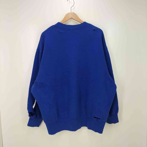 カラー kolor ダメージ加工 フロントプリント クルーネックスウェット レディース JPN:3