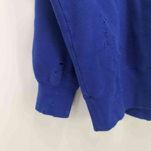 カラー kolor ダメージ加工 フロントプリント クルーネックスウェット レディース JPN:3