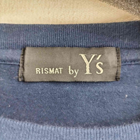 ワイズ Ys rismat by シャギーベスト切替 五分袖 カットソー レディース