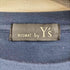 ワイズ Ys rismat by シャギーベスト切替 五分袖 カットソー レディース