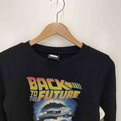 ロデオクラウンズワイドボウル RCWB/RODEO CROWNS WIDE BOWL BACK TO THE FUTURE リブトップス レディース FREE