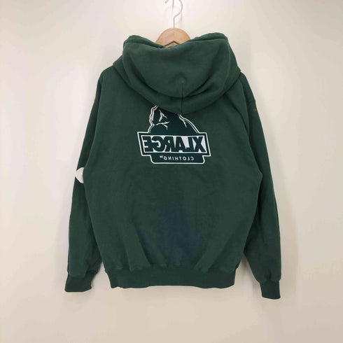 エクストララージ XLARGE BACKSIDE SLANTED OG ZIP HOODED SWEATSHIRT フルジップパーカー メンズ JPN:M