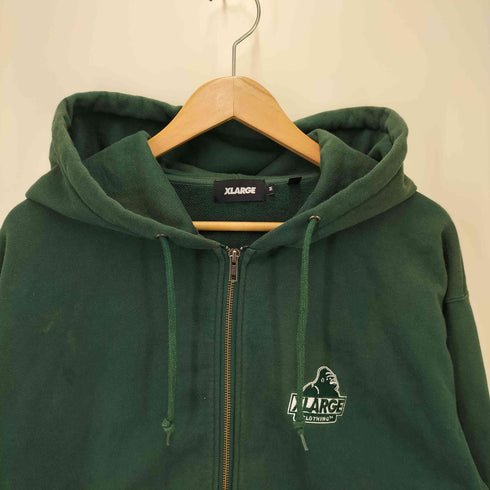 エクストララージ XLARGE BACKSIDE SLANTED OG ZIP HOODED SWEATSHIRT フルジップパーカー メンズ JPN:M