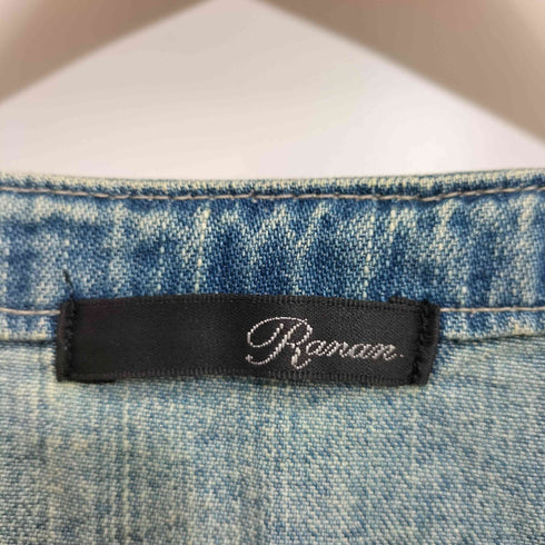 ラナン RANAN ロング丈 デニムワンピース レディース