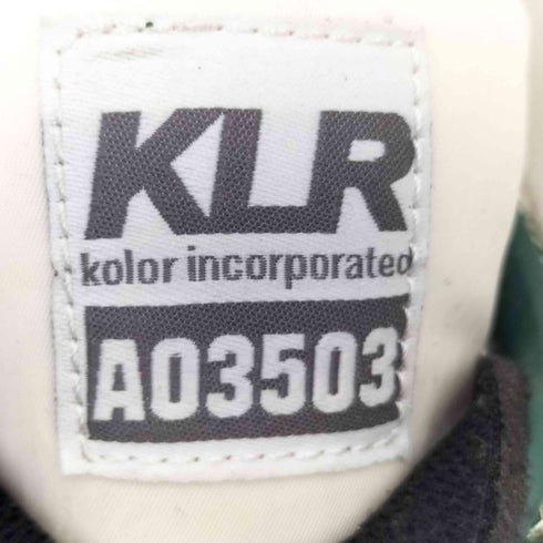 カラー kolor スタッズ付き デザイン ローカットスニーカー レディース JPN:23.5