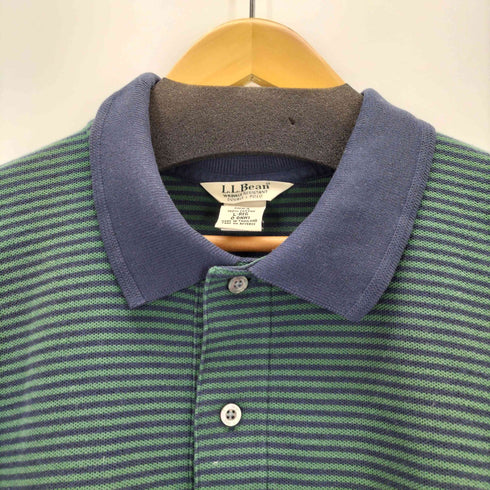 エルエルビーン L.L.Bean コットンボーダーS/S ポロシャツ メンズ JPN:L