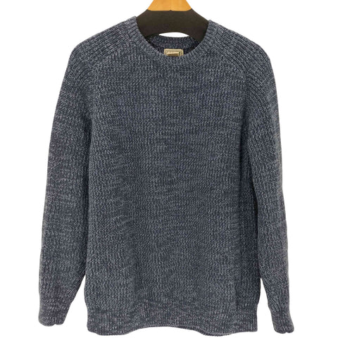 エルエルビーン L.L.Bean リブ編みクルーネックコットンニット メンズ JPN:M