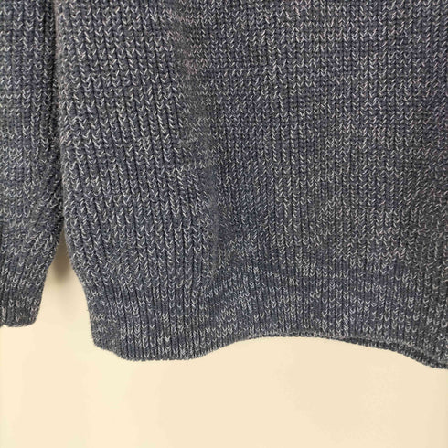 エルエルビーン L.L.Bean リブ編みクルーネックコットンニット メンズ JPN:M