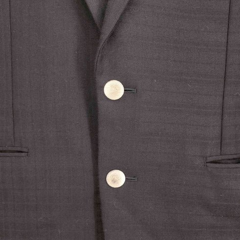 トゥモローランド TOMORROWLAND 22AW ウールフランネル ストライプ シングルブレステッド2Bジャケット FOX FLANNEL メンズ JPN:44