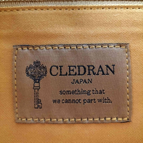 クレドラン CLEDRAN キャンバスレザー切替トートバッグ レディース