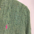 ポロラルフローレン POLO RALPH LAUREN 現行タグ ポニー刺繍 ウールカシミヤ Vネック ケーブルニット メンズ import:S