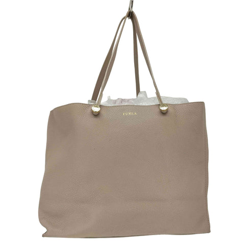 フルラ FURLA シボ革レザーハンドバッグ レディース