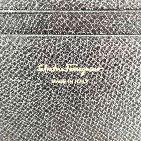 サルヴァトーレフェラガモ Salvatore Ferragamo ダブル ガンチーニ メタルパーツ レザー 三つ折り財布 レディース