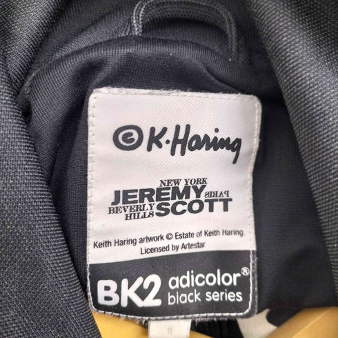 ジェレミースコット JEREMY SCOTT ×KEITH HARING BK2 SUIT トリプルコラボトラックジャケット メンズ S