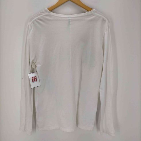 ブラックバレットバイニールバレット BLACKBARRETT by neil barrett 00S ホース 馬 プリント Vネック L/S Tシャツ メンズ 2