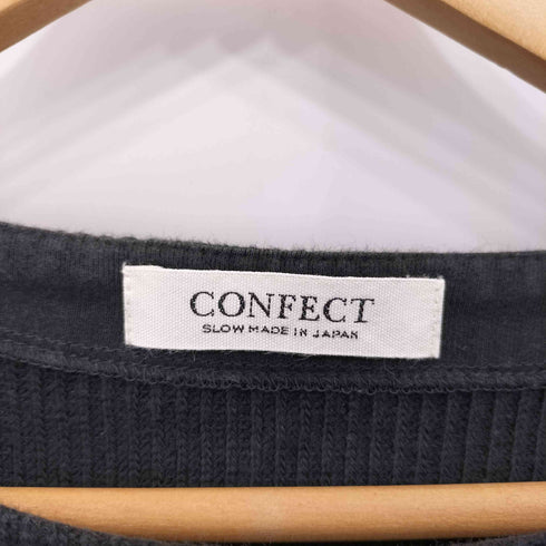 ネストローブコンフェクト nest Robe CONFECT コットンリブニットボートネックプルオーバー メンズ JPN:4
