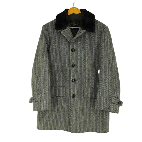 60S Lytton's ツイード ハーフコート メンズ US:38