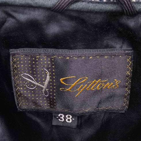 60S Lytton's ツイード ハーフコート メンズ US:38
