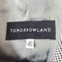 トゥモローランド TOMORROWLAND グレンチェック 比翼ステンカラーコート メンズ JPN:46