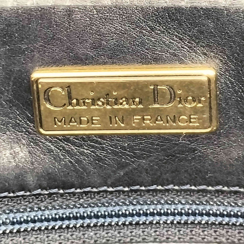 クリスチャンディオール Christian Dior OLD 総柄 レザー トートバッグ レディース