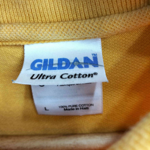 ギルダン GILDAN Ultra Cotton PIG 刺繍 S/S ポロシャツ メンズ import:L