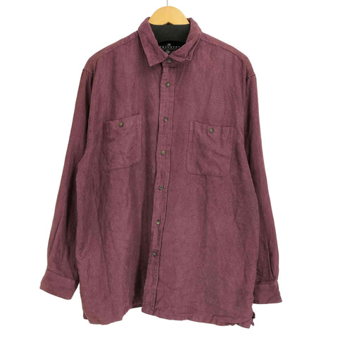 コンセンサス consensus SPORTSWEAR 90-00S スエード L/Sシャツ メンズ import:L