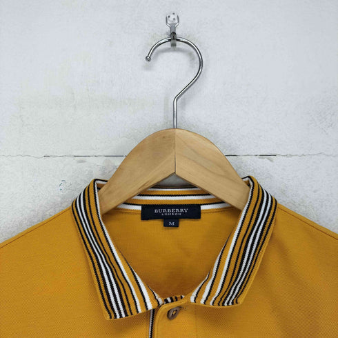 バーバリーロンドン BURBERRY LONDON ホース刺繍 S/S ポロシャツ メンズ import:M