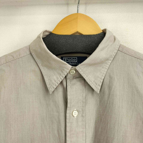 ポロバイラルフローレン Polo by RALPH LAUREN 90S LOWELL SPORT ポニー刺繍 L/S シャツ メンズ import:XL