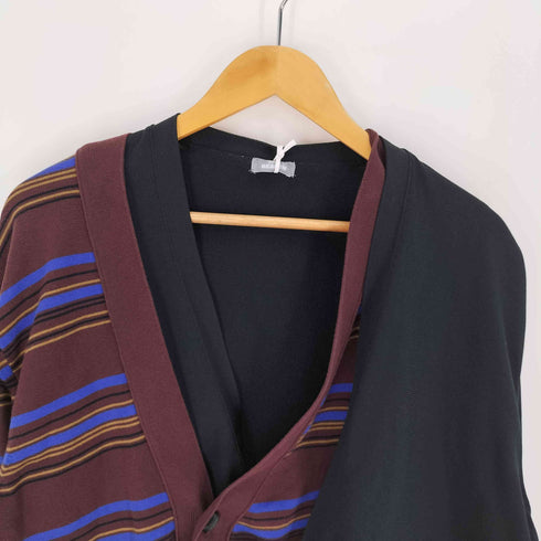 カラービーコン kolor BEACON 23SS ポリエステルコットンドッキングカーディガン メンズ JPN:3