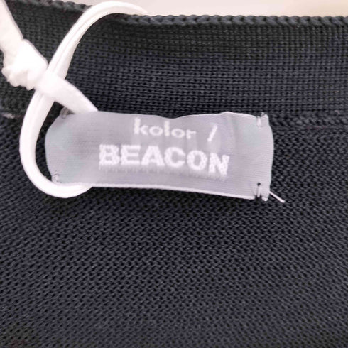 カラービーコン kolor BEACON 23SS ポリエステルコットンドッキングカーディガン メンズ JPN:3