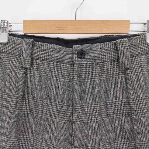 マーガレットハウエル MARGARET HOWELL FOX BROTHERS グレンチェック タックスラックス メンズ JPN:L