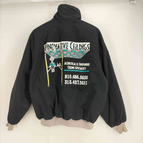 KingLouie PROFIT 80S USA製 裏起毛 バックプリント ブルゾンジャケット メンズ import:L
