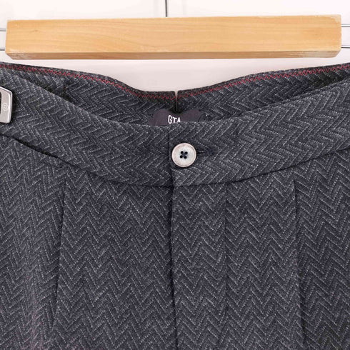 ジーティーアー GTA IL PANTALONE SLIM 1タック スラックス REGULAR メンズ JPN:44
