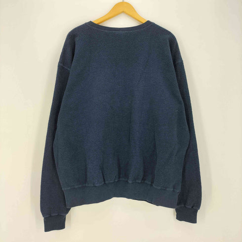 チャンピオン Champion 90s 青タグ ロゴ刺繍 インサイドアウト クルーネックトレーナー メンズ import:XXL